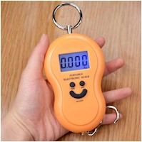 Balanza Electrónica Digital de Mano Hasta 50kg Multiusos Báscula Maleta de Viaje
